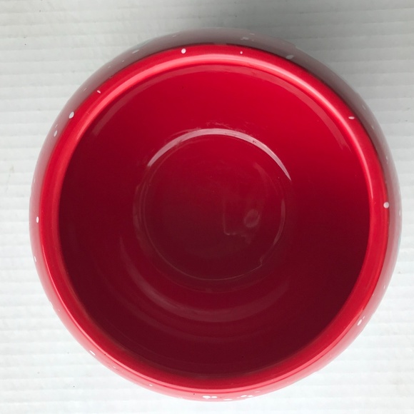 Red Teleflora Holiday Winter Scene Globe Vase 4.25” - Picture 5 of 8